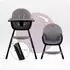 Momi REKI Hochstuhl 3-in-1, schwarz, 6-36 Monate, max. 20kg (KRKA00033)