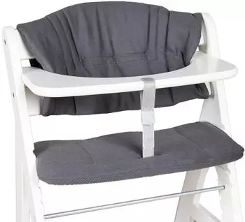 Hoppediz Hochstuhl-Sitzkissen Set f&uuml;r Hauck Alpha, 2-teilig, Bio-Baumwolle, Lanzarote