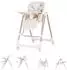 Chipolino Milk Shake 2-in-1 Kinderhochstuhl, verstellbar, Babyschaukel, Räder (STHMS02402MA)