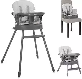 Lorelli Siesta Kinderhochstuhl 3-in-1, grau (10100532506)
