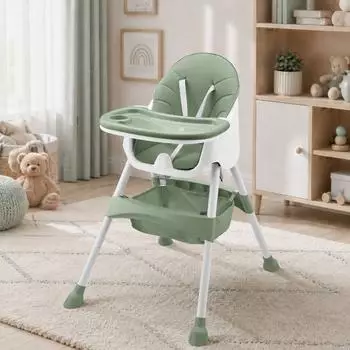 Baby Vivo Oscar 2in1 Kinderhochstuhl, gr&uuml;n (34532615)
