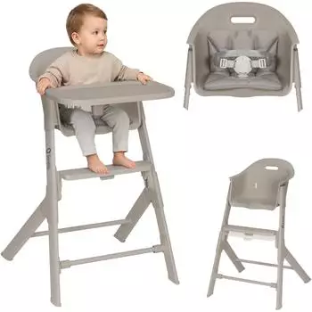 Lionelo Beny Kinderhochstuhl mit Tablett, beige sand, 6-36 Monate (LO-BENY BEIGE SAND)
