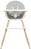 Moby-System Amelia 2 Kinderhochstuhl 3-in-1, Holz, grau (KRZES AMELIA SZAR 2)