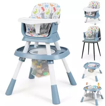 Costway Hochstuhl 16-in-1 mit Spieltisch, 5-Punkt-Gurt & Tablett