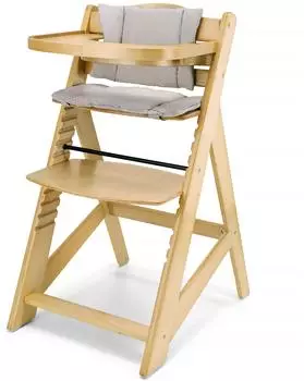 Moby-System Woody Kinderhochstuhl, mitwachsend, Massivholz Erle, 12 H&ouml;henstufen