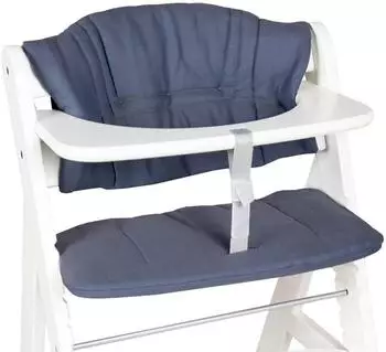 Hoppediz Hochstuhl-Sitzkissen Set f&uuml;r Hauck Alpha, 2-teilig, Bio-Baumwolle, Kreta