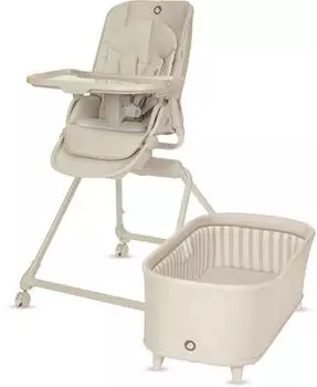 Lionelo Maddie Set Hochstuhl 3-in-1, 360&deg; Drehfunktion, 5-Punkt-Gurt (LO-MADDIE SET)
