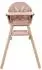 KIKKABOO Woody 2024 2-in-1 Hochstuhl rosa (31004010176)