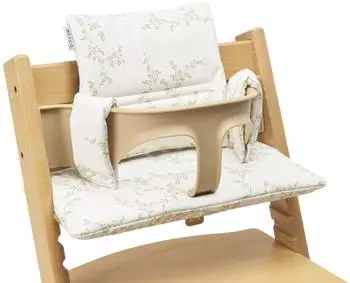 Meyco Baby Hochstuhl-Sitzverkleinerer "Branches Sand" wasserabweisend (244.156.33.02)