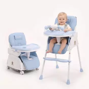 Twinky Twinky 2-in-1 Hochstuhl klappbar, blau (TWKY06)