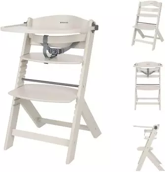 KIKKABOO Nordy Hochstuhl Holz, beige (31004010185)