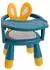 Ikonka Fütter- & Spielstuhl Kaninchenform, ergonomisch, gelb/blau