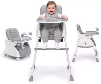 Twinky Twinky 2-in-1 Hochstuhl & Kinderwagen, klappbar, ab 6 Monaten (SXS0R4)
