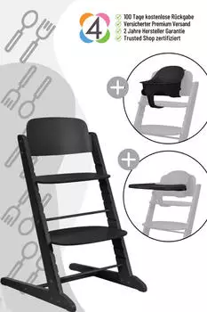 Cybex Iris 3-in-1 Hochstuhl All Natural Dark
