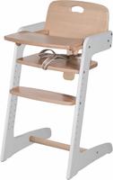 roba Hochstuhl "Treppenhochstuhl, Kid Up, natur/wei&szlig;" () aus Holz