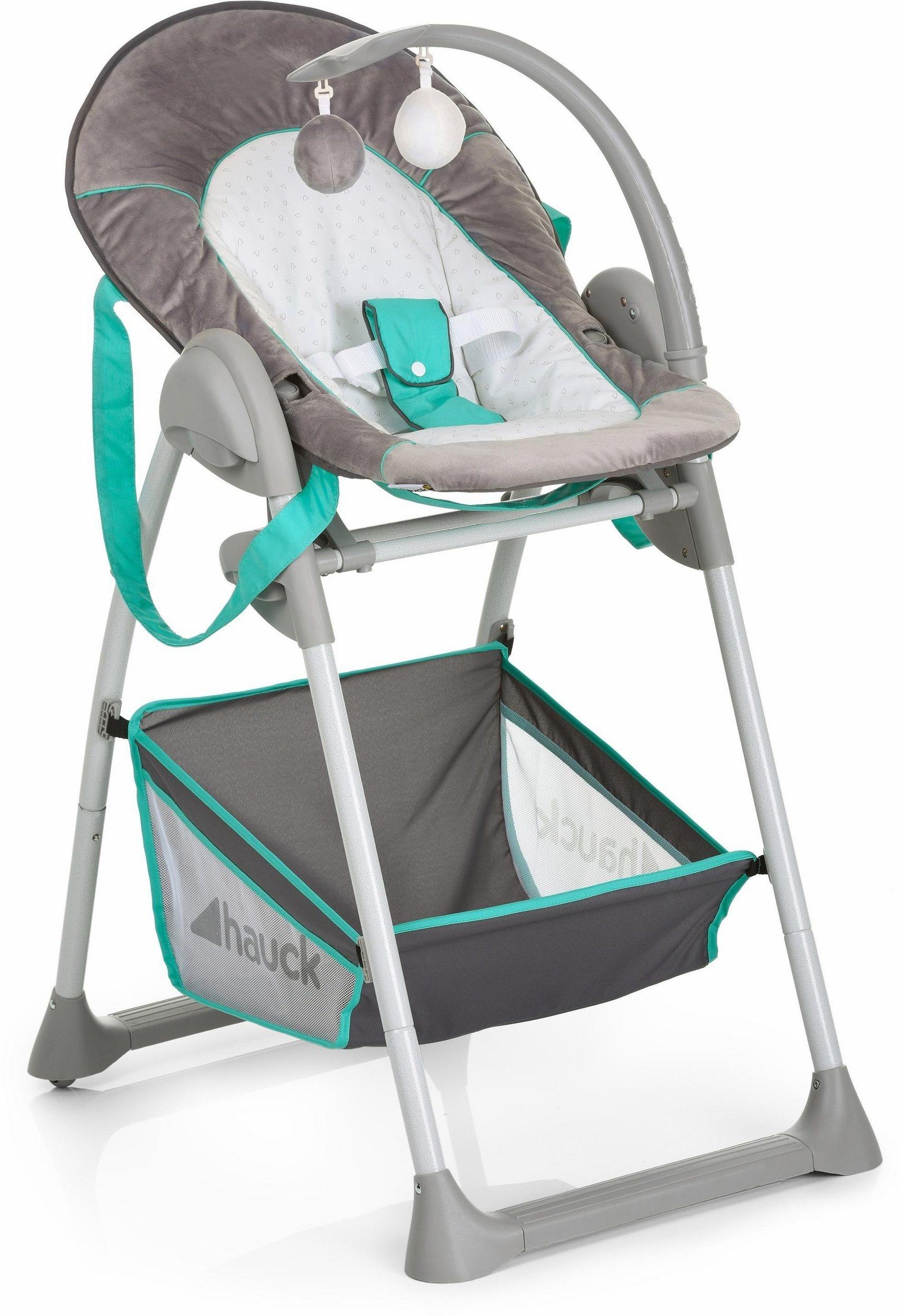 Hauck Sit N Relax Heart grey/turquoise Test - Note: 69/100