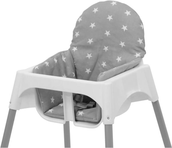 Polini Kids Sitzkissen für Ikea Antilop Hochstuhl Sterne grau Test ❤️  Testbericht.de Januar 2022