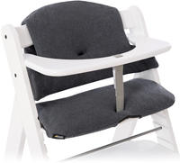 Hauck Kinder-Sitzauflage "Select, jersey charcoal" f&uuml;r den ALPHA+ Holzhochstuhl und
