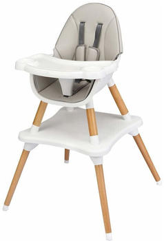 Costway Babystuhl 4-in-1 grau