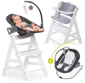 Hauck Alpha Plus Neugeborenen-Set Deluxe 4-tlg weiß