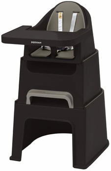 Deryan 5-in-1 Hochstuhl Quuby Schwarz Deryan 5-in-1 Hochstuhl Quuby Schwarz