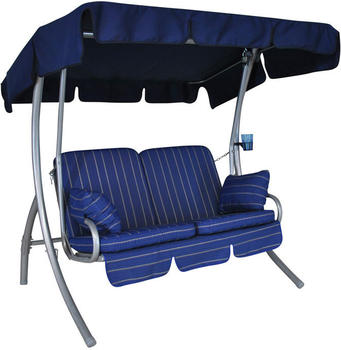 Angerer Comfort Balkon-Schaukel 2-Sitzer Design Faro blau