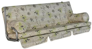Angerer Exclusiv-Hawaii Hollywood-Schaukel 3-Sitzer (Design Faro Blau)