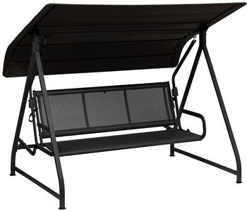 Kettler HPARADISO Aluminium / Outdoorgewebe Anthrazit/Lakritz