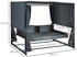 Outsunny Hollywoodschaukel mit Pergola schwarz (84A-273V00CG)