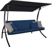 Angerer Freizeitm&ouml;bel Hollywoodschaukel "Motion Smart denim" wetterfest