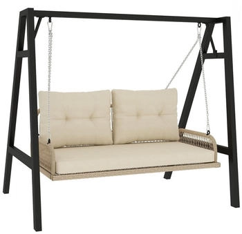 Outsunny 2-Sitzer Rattan beige (867-245V00BG)