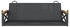 vidaXL Hängebank Rattan schwarz (368152)