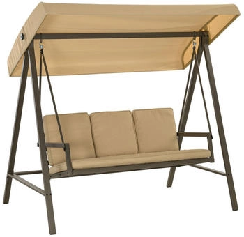 Outsunny Hollywoodschaukel Edelstahl 125x200x175 cm beige (84A-307V01BG)