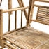 vidaXL Hollywoodschaukel 2-Sitzer mit Palmblättern Bambus 202 cm