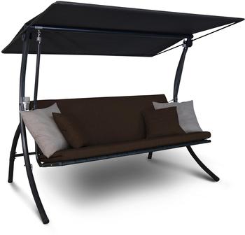 Angerer Hollywoodschaukel Motion Smart coffee 3-Sitzer Bettfunktion