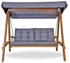 Westmann Holz Hollywoodschaukel Pera 2000 Anthrazit (AS2000A)
