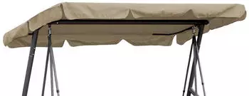 QUICK STAR Hollywoodschaukelersatzdach Ersatzdach Hollywoodschaukel Sand 145x210cm Universaldach Beige 210 cm x 145 cm
