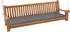 Deluke Schaukelbank Dunkelgrau Holz 200x62x70 cm Gartenmöbel