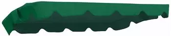 MFG Hollywoodschaukelersatzdach 182 x 134 cm (Taschenma&szlig; 176 x 130 cm) dunkelgr&uuml;n 100% Polyester