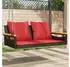 vidaXL Schaukelsitz mit Kissen Polyrattan Braun 109x62x40cm (368149)