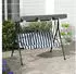 Outsunny Grau Weiß Metall 110x153x172 cm Gartenmöbel