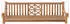 Deluke Schaukelbank Teak Holz 200x61x70 cm Gartenmöbel