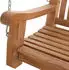 Deluke Schaukelbank Teak Holz 200x62x70 cm Gartenmöbel