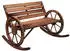 Outsunny Schaukelbank Holz 88x74x105 cm Dunkelbraun 84G-430V00TN