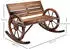 Outsunny Schaukelbank Holz 88x74x105 cm Dunkelbraun 84G-430V00TN