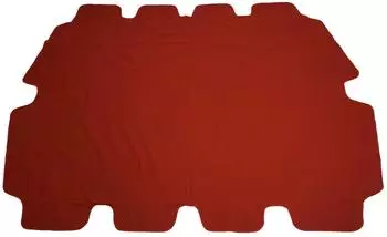 Spetebo Hollywoodschaukel Ersatzdach Universalgr&ouml;&szlig;e PVC wasserdicht Terracotta (19573)