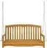 vidaXL Schaukelbank Teak massiv 114x60x60,5cm (42030025)