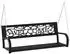 vidaXL Hollywoodschaukel 125cm, Stahl und Kunststoff, schwarz (317143)