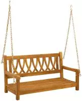 vidaXL Gartenschaukelbank 2 -Seater 110 x 56 x 58 cm Massivholz Akazie