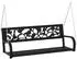 vidaXL Hollywoodschaukel 125cm Stahl und Kunststoff schwarz (317145)